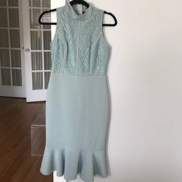 ASOS Club L blue dress size 8 - Picture 3 of 8